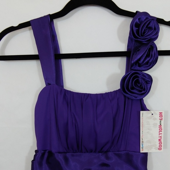 Neon by Bulux USA Purple Dress Size Small - Picture 2 of 6
